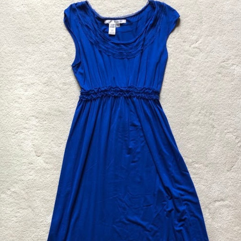 MAX STUDIO Royal Blue Shift Dress